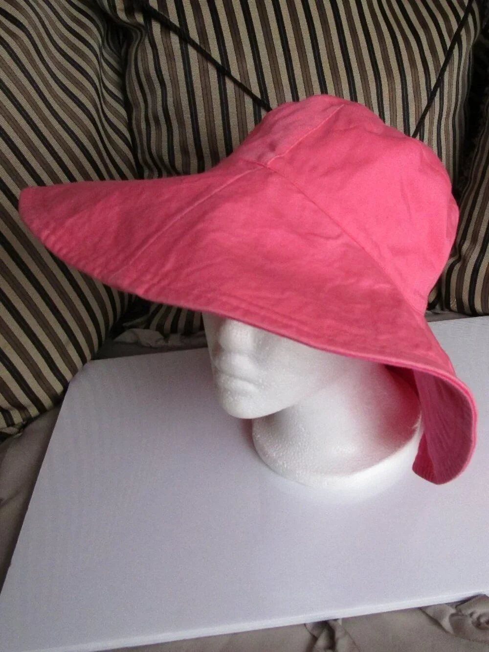 wide brim cotton sun hat